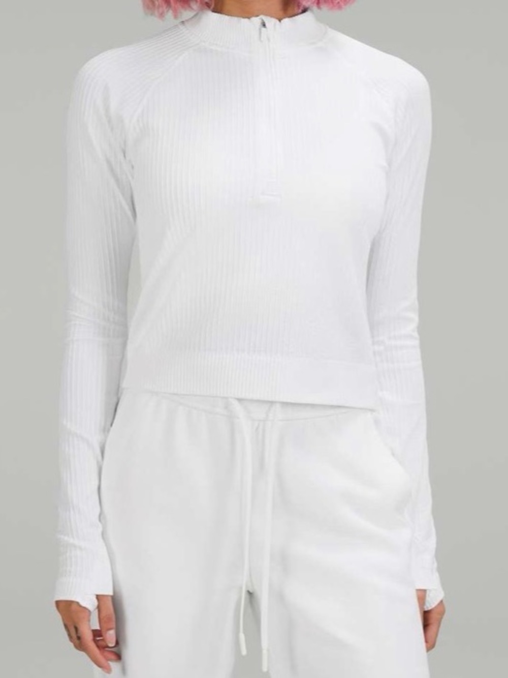 Lululemon Rest Less Crop Half Zip